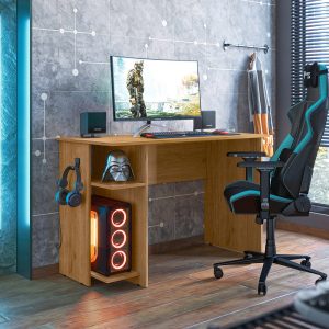 Mesa Gamer Com Suporte Para Fone | Cores