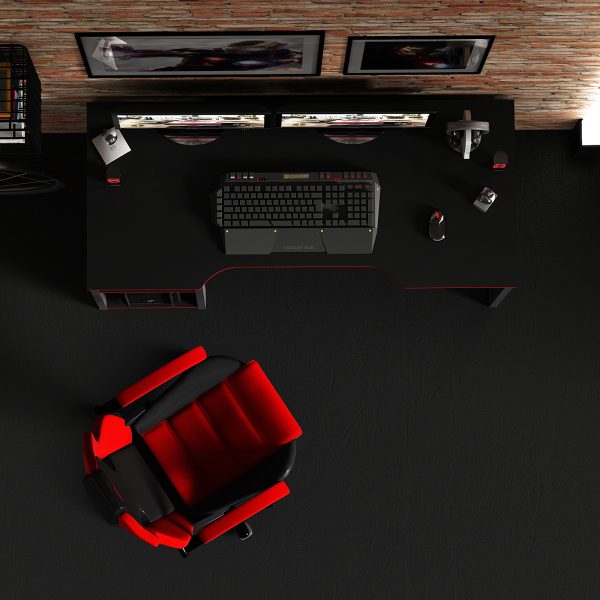 Mesa Gamer ME4152 Cores | Para Até 2 Monitores - Imagem 4