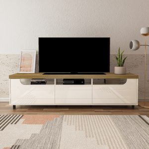 Rack Mercury | Pinho Com Off White 75 Polegadas