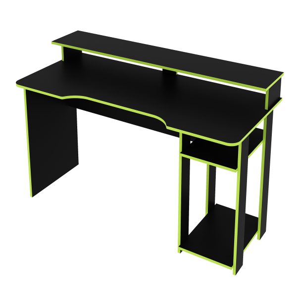Mesa Gamer ME4153 Verde | Para Até 2 Monitores - Imagem 4
