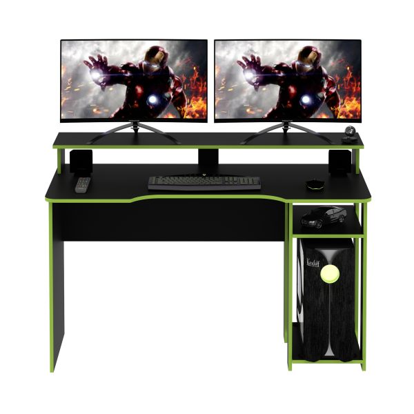 Mesa Gamer ME4153 Verde | Para Até 2 Monitores - Imagem 2