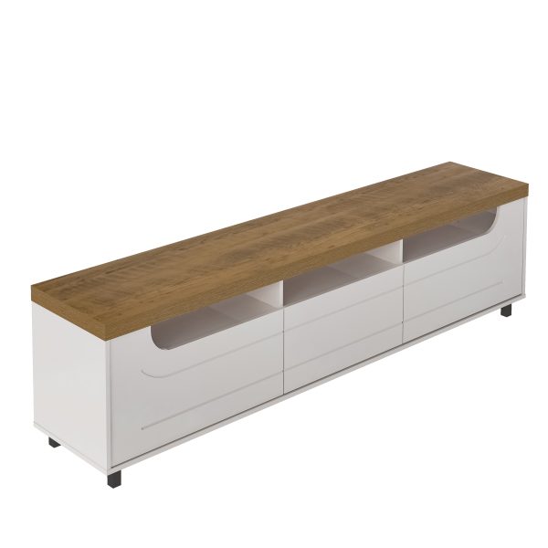Rack Mercury | Pinho Com Off White 75 Polegadas - Imagem 5