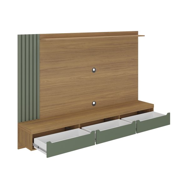 Painel Presence Carvalho Menta | Polegadas 75 - Imagem 4